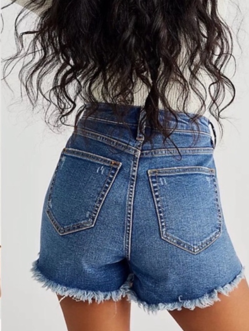 ✨ We The Free ✨ Curvy CRVY Stretch High Rise Jean Shorts Size 25